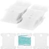 HUIKKJP Embroidery Thread Storage 120 for Winding and Organizing Embroidery DIY Craft Organization Clips, Pieces, Plastic, Thread, (Transparent)