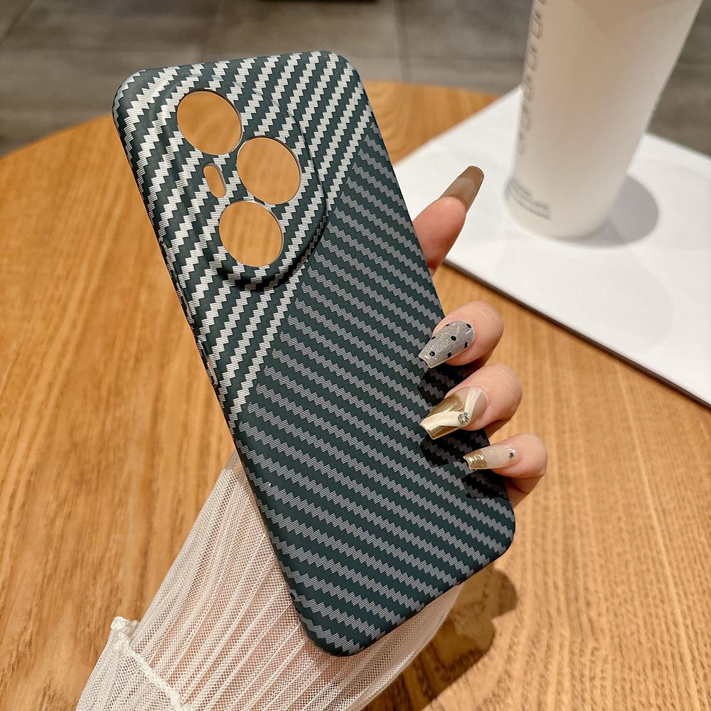 For Honor 400 5G (Global) Case Hard PC Phone Cover Carbon Fiber Texture Drop Proof