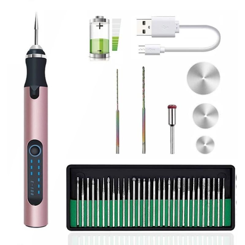 Small Electric Grinder 3-speed Adjustable Drilling Machine Handheld Electric Polishing Pen Carving Hardware Tools