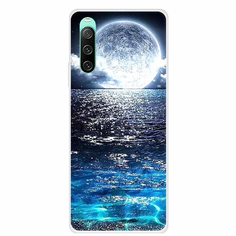 For Sony xperia 10 IV Case 1 IV 10 iV Clear Fashion Soft TPU Silicone Back Case For Sony Xperia 10 1 5 III Cover Funda Shell Cat