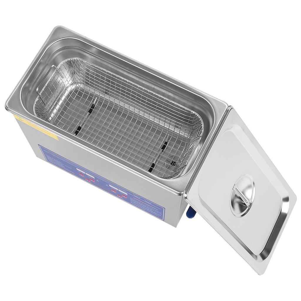 Digital Ultra Sonic Cleaner Bath Timer Stainless Tank Cleaning 6L Ultrasonic