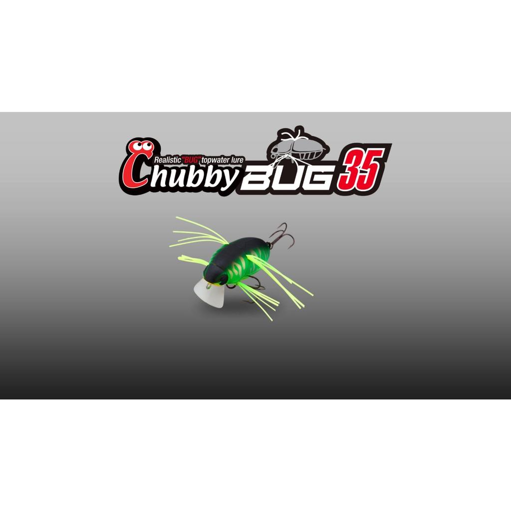 JACKALL Chubby Bug 35 Topwater Lure 3pcs Set STING YELLOW BUG MAT TIGER PINK HEADS Floating Hard Bait Japan