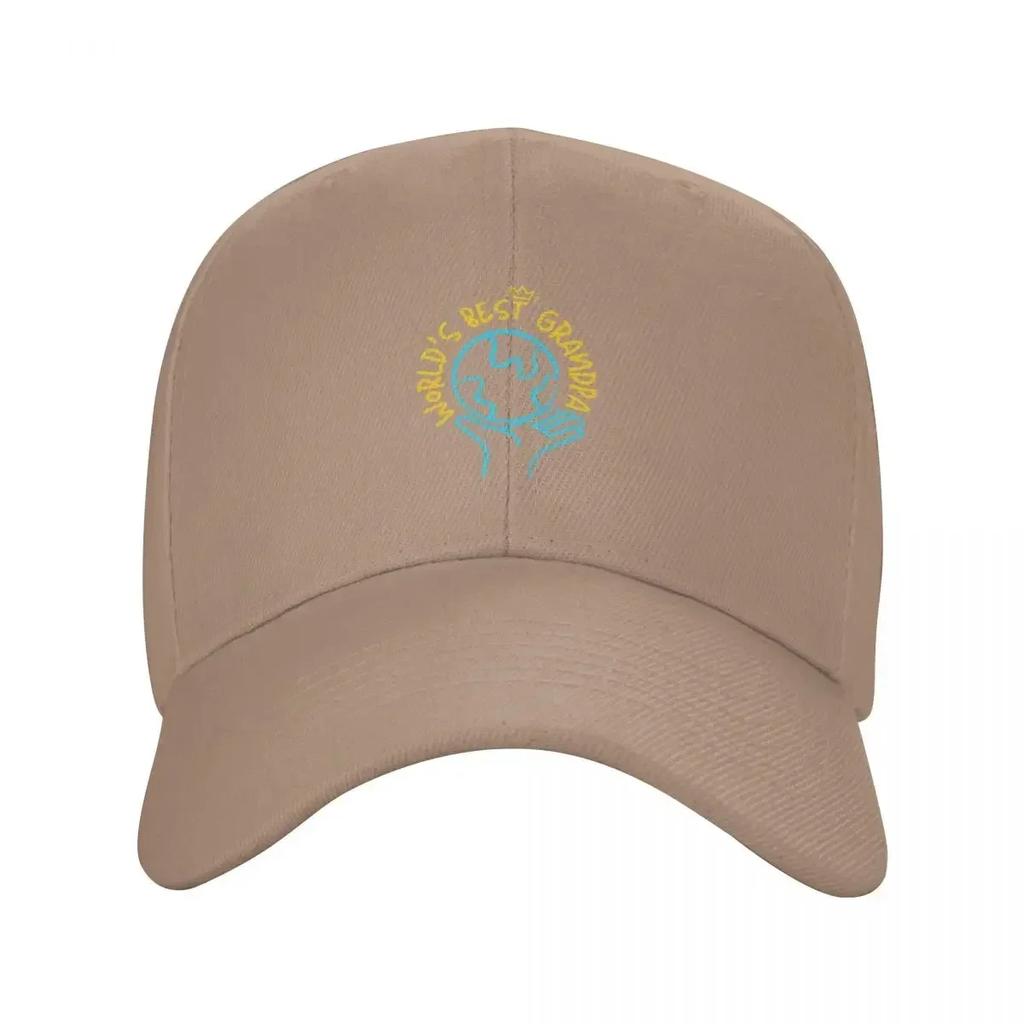 Grandpa Day  Worlds Best Grandpa Baseball Cap Trucker Cap Cosplay Golf Hat Designer Hat GirlS Hats WoUnisexs