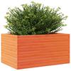 Plant Pot Wax Brown 90x60x46 Cm Solid Pine Wood