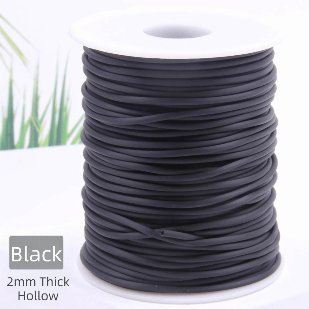 Runde Form Elastische Strickkordel Transparenter Schlauch Dehnstich Kordel Halskettenherstellung