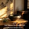 Jingdezhen Ceramic Zen-Style Flower Pot for Desktop Plants: Orchid, Asparagus, Moss, Succulents and More