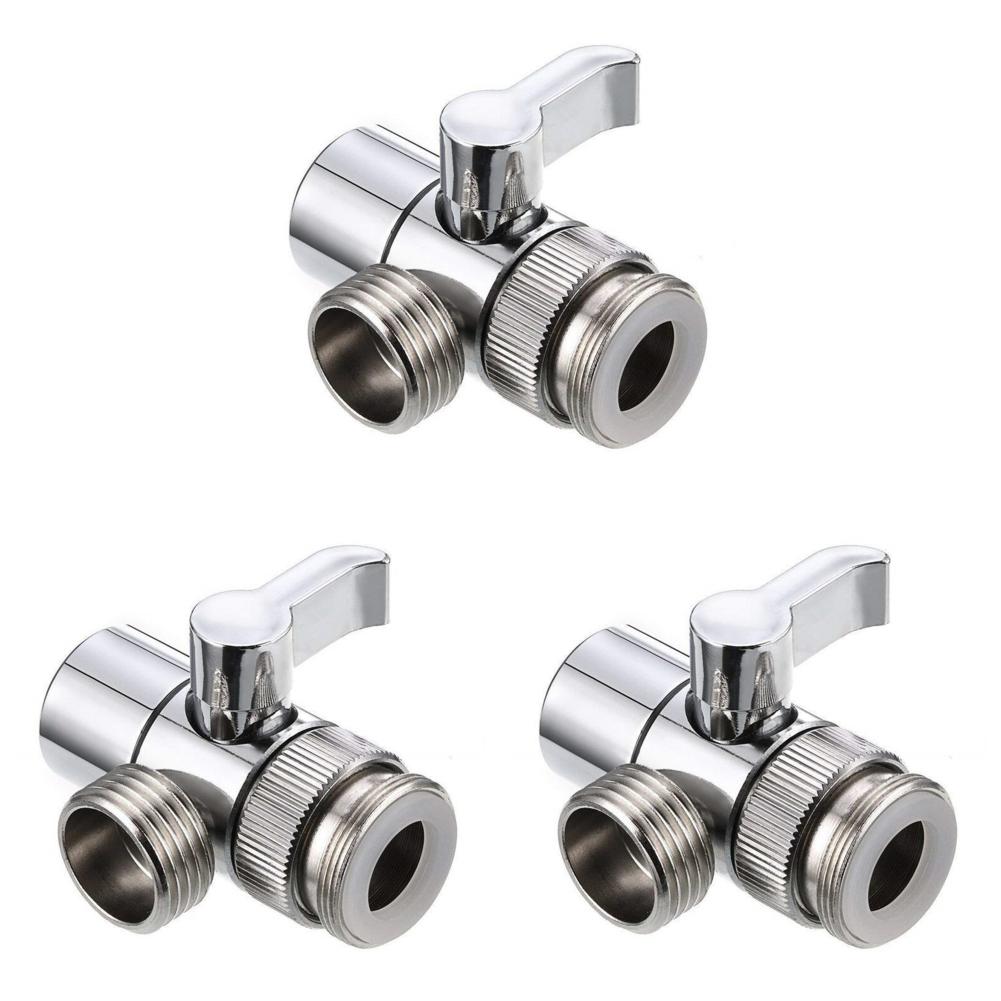 3-weg Spoelbak Splitter Afscheider Kraan Connector Lekvrij Kraan Splitter Waterafscheider voor Douche/Spoelbak/Wastafel 1-3 STuks