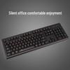 SLOYU Leise Scheren-Schalter Kabelgebundene Büro-Tastatur