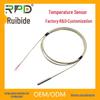 Stainless Steel K-Type Armored Thermocouple Temperature Sensor with High-Temperature Fiberglass Braided Wire