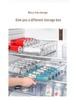 Retractable Plastic Refrigerator Organizer: Stackable Beverage and Food Storage Container