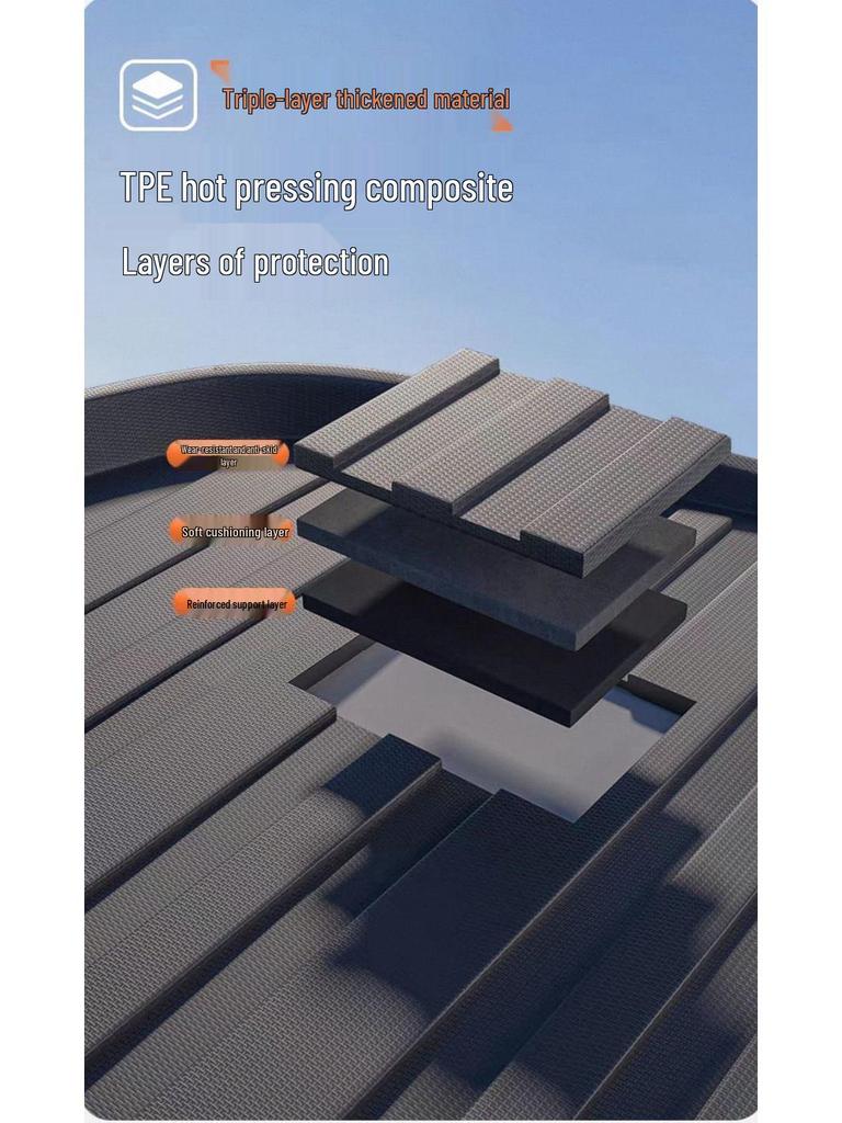 Xiaomi SU7 TPE Waterproof Trunk Mat - Full Surround, Carpet-Style, Multi-Functional Car Accessory