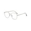 New plain flat mirror fashion glasses frame same face trend stylish eyewear for men and women