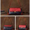Underarm Baotou Layer Leather Countercolor Handbag Retro Simple Baguette Bag Retro Women's Bag
