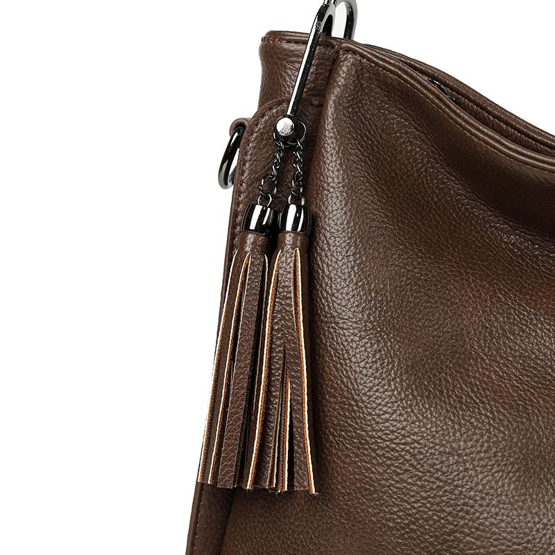 PU Messenger Bag Women's Large Capacity Shoulder Bag Mother Bag