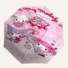 My Melody,Kuromi Automatic Folding Umbrella Simple 8 Rib Design, Bright Cartoon Pattern, Durable Iron Frame, Suitable For Travel, Outdoor, B
