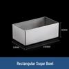 Stainless Steel Sugar Bowl and Milk Cup Set for Restaurant and Hotel Use