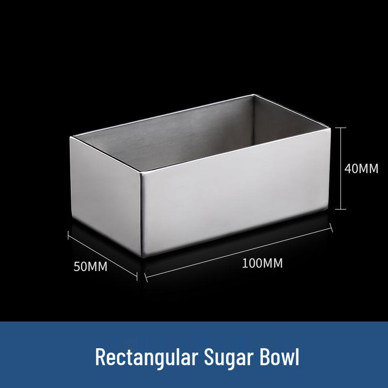 Stainless Steel Sugar Bowl and Milk Cup Set for Restaurant and Hotel Use