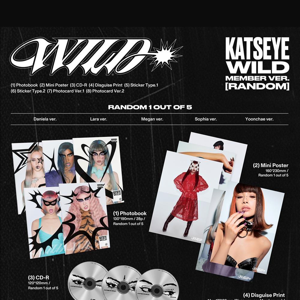 KATSEYE 3rd EP Album - WILD (Member Ver.)