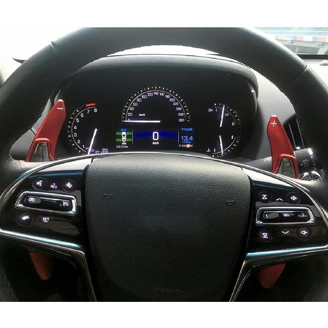 

Наклейка на руль автомобиля DOUKI с удлинителями для рычагов переключения передач, для Cadillac ATS (2014-2017) синий