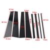 8X Black Pillar Post Door Window Cover Trim Kit For Honda Pilot Ridgeline 1622