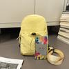 Solid Color Multifunctional Backpack Women's Lightweight Chest Bag