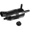 Windshield Washer Motor Pump with Grommet for Buick Regal - Pack of 1 Black Durable Material