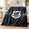 Swansea City Printed Flannel Blanket Warm Comfort Bed Throw For Indoor Home Decoration
