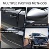 Car Door Edge Entry Sill PEVA Protector Wrap Film,Self-Adhesive Auto Door Trim Strips Anti-Collision Universal model Interior Mirrors 6