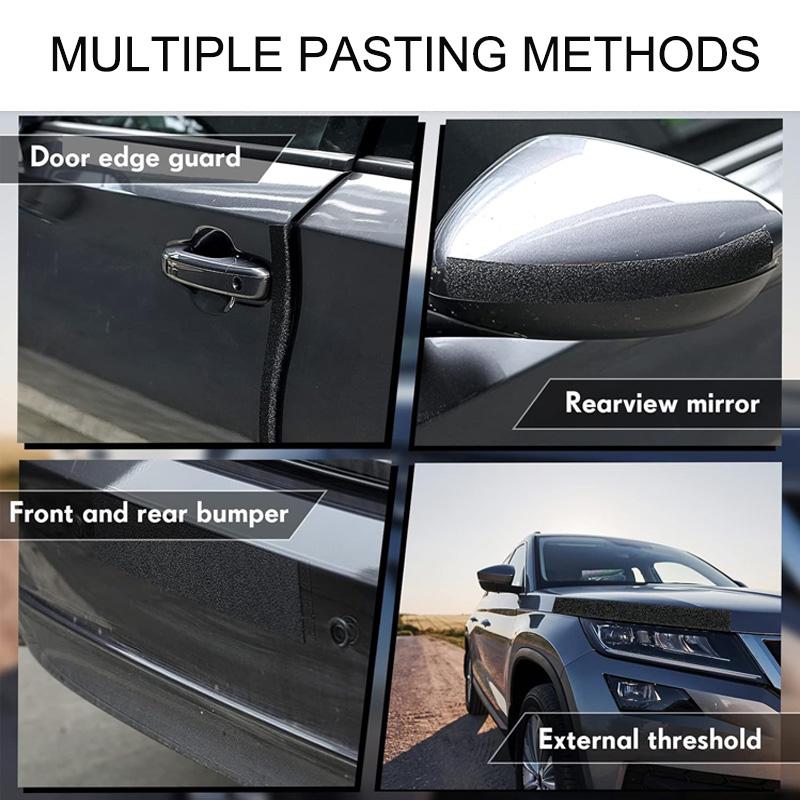 Car Door Edge Entry Sill PEVA Protector Wrap Film,Self-Adhesive Auto Door Trim Strips Anti-Collision Universal model Interior Mirrors 6