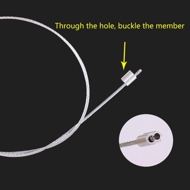 Professional Safety Cable With Clip For Lifting Machine Strong Load Bearing 61cm Length Anti Stretch Rust Proof