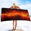 Musical Note Beach Towel Quick Dry Microfiber Absorbent Bath Towel Outdoor Travel Sport Oversized Beach Towels for Adults Kids