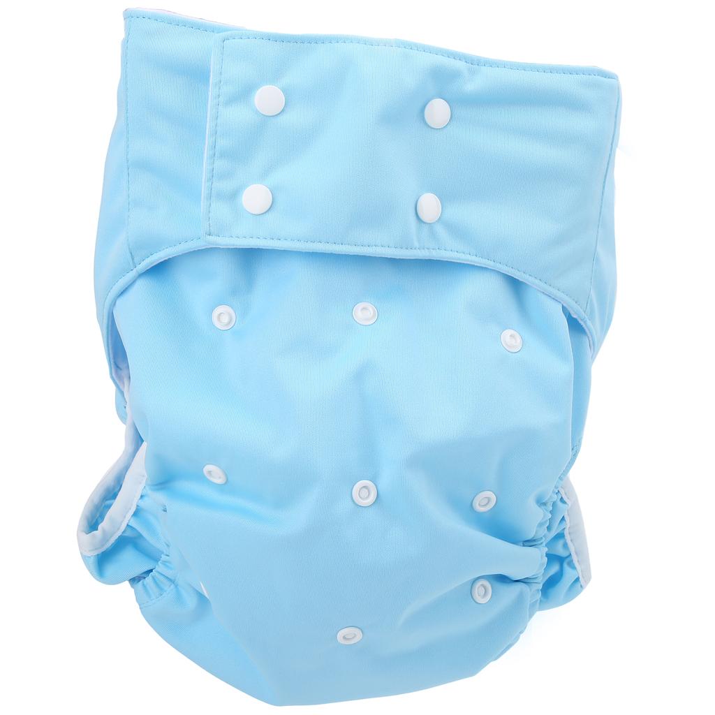 Adult Cloth Diapers Anti Lkage Reusable ket Nappy for Elderly Disabled Incontinence(Purple )