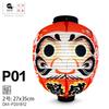 27x35cm Japanese Style Wish Dharma Hanging Lantern Sushi Pub Bistro Restaurant Izakaya Decor Colorful Round Lanterns