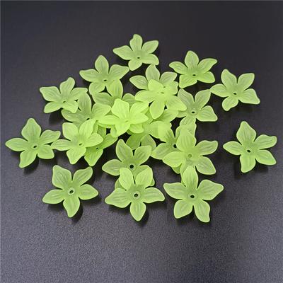 Perlen, 20 Stück, für Ohrringe, Halsketten, Acryl, matt, Modeschmuck, Herstellung, DIY, Haar-Accessoires, Bauhinia-Blumenhalter, Schmuck