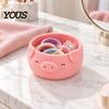 Practical Daily Gift Idea 3D Printed Piglet Storage Bowl, Cute Pig Desktop Organizer for Hair Ties Minimalist Tidy Bowl and Jewelry, Decorative