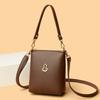 Lightweight Mobile Phone Bag, Double-shoulder Strap Crossbody Bag, Simple Single-shoulder Bag, Solid-colored Small Bag