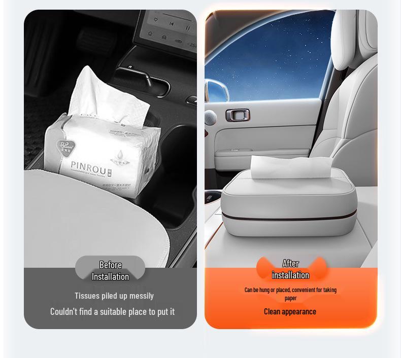 BYD Leopard Titanium 3 Car Armrest Tissue Holder - Original 25 Version