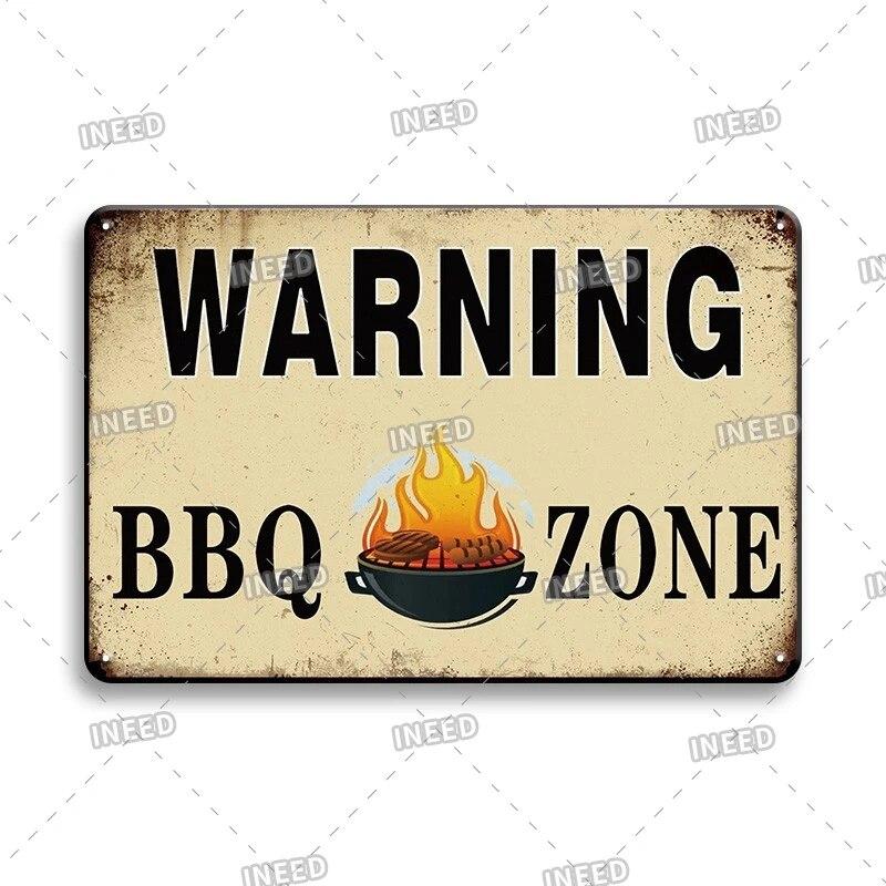 Burger Sign Best in Town 100% Beef BBQ Vintage Decor Hotdogs Kitchen Decorations Wall Plaque Retro Decor Vintage Food Sign