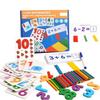 Montessori Math Toys for Children Kids Early Educational Toys Counting Wooden Sticker Kids Number Cognition Birthday Gift