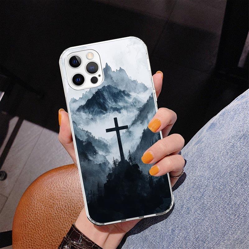 Jesus Bible Phone Case For iPhone 17 Air 16 Pro Max 16E 15 + 14 Plus 11 12 13 Mini 7 8 SE Gift Print Cover Fundas