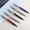 10 Stück/Set Metall-Kugelschreiber Automatischer Kugelschreiber G2 Mine Schwarze Blaue Tinte Für Schule Büro Schreibwaren Schreiben 0,7 mm
