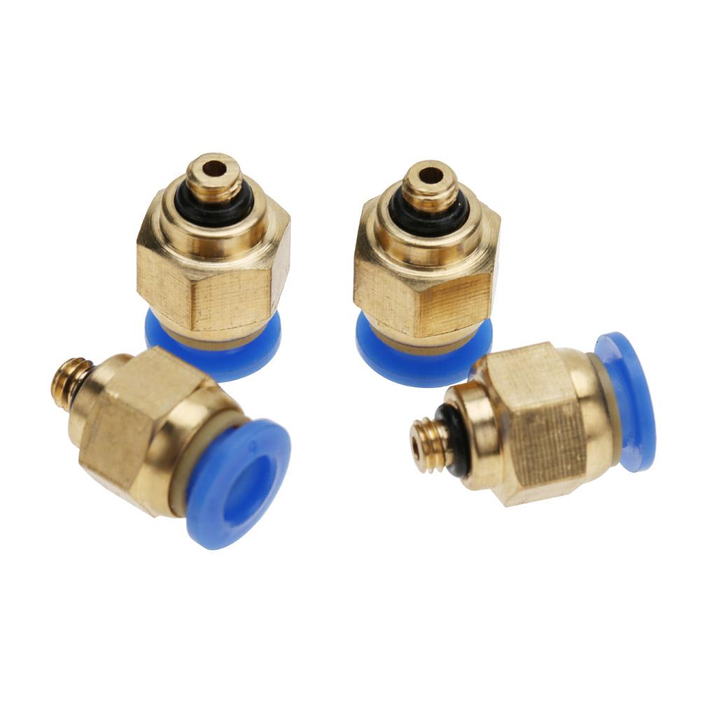 Conector cu împingere drept pentru țeavă de aer de 6 mm, fitinguri rapide pneumatice (PC6M5 20 buc)