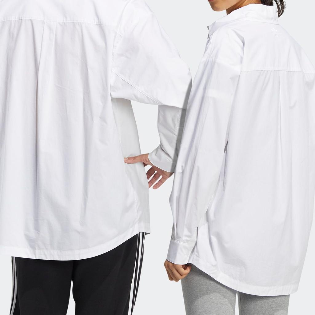Adidas Originals Shirts Unisex White Lapel Moderate Other HU1230