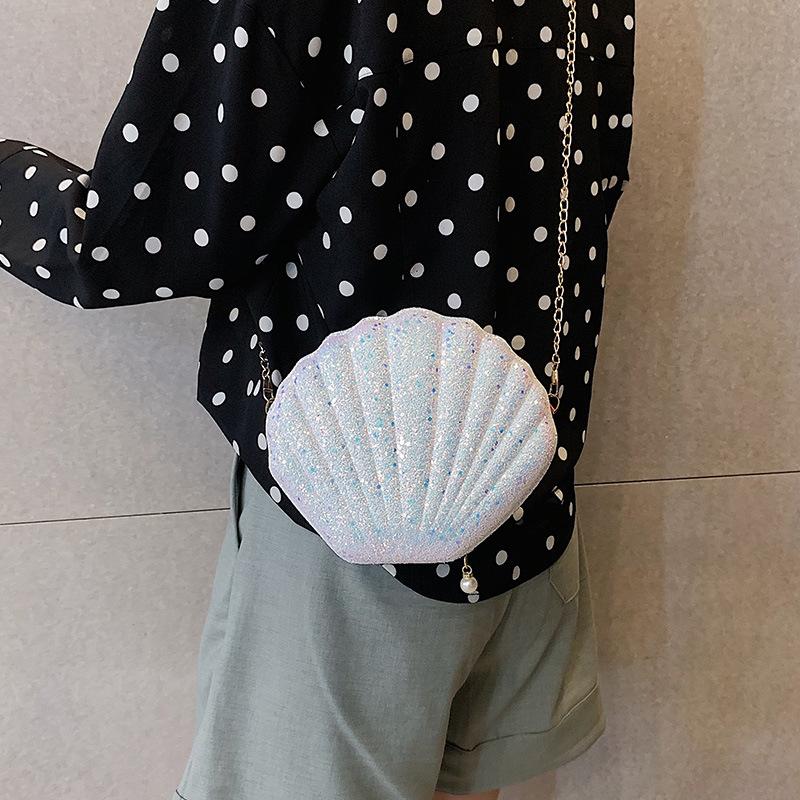 Sweet and Cute Little Bag for Women, Versatile Crossbody Bag, Chain Shoulder Bag, Shell Bag