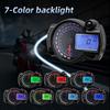 12V Universal 7 Color Backlight Motorcycle Speedometer Tachometer RPM Odometer Panel Dashboard for Honda Suzuki Yamaha Kawasaki