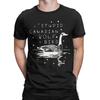 Camiseta Masculina de Rivalidad Caliente Lobo Pájaro Canadiense Estúpido Camisetas Vintage Manga Corta Cuello Redondo Camiseta 100% Algodón Ropa Tallas Grandes
