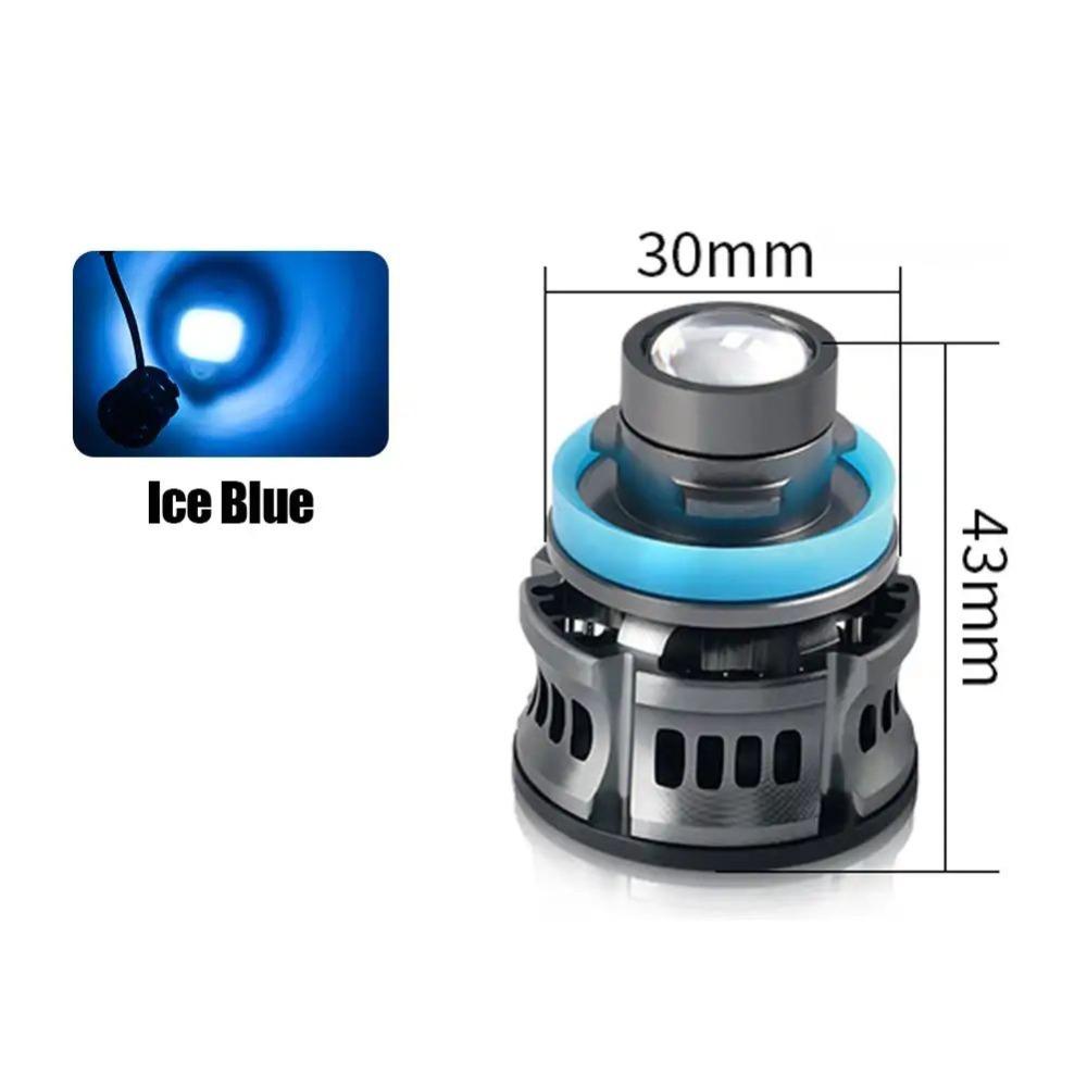 

40 Вт Линзованная фара Высокая мощность Автомобильная противотуманная фара НОВАЯ Автомобильная светодиодная лампа Внедорожная H8/H9/H11 синий