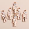 10pcs Enamel Halloween Skull Skeleton Charms Penants for Necklace Earrings DIY Bracelet Handmade Jewelry Accessories Findings
