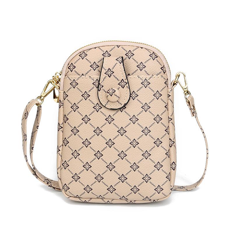 New Women Bags Fashion Shoulder Bag Print Small Square Bag Leisure Versatile Commuter Women Trend Mobile Phone Bag Crossbody Bag