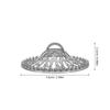 30Pcs Disposable Hair Catcher for Shower Drain Bowl Design Handle Hygienic Single Use Quick Install Clog Prevention Bathroom Tub